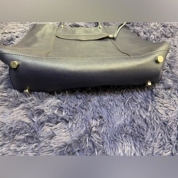 Rebecca Minkoff Navy blue Pebbled Leather shoulder purse